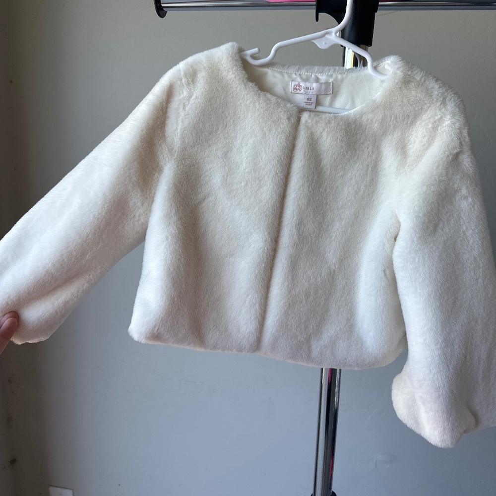 Gianni Bini Girls Fur Cover Up